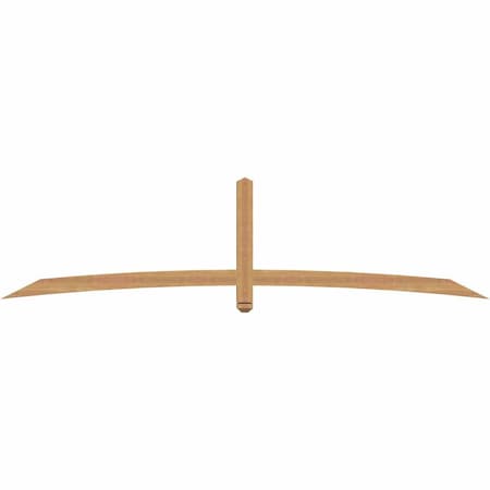 Ekena Millwork Bellingham Timber Gable Bracket, Western Red Cedar, 108"W x 27"H x 3 1/2"D x 3 1/2"F, 6/12 Pitch GBW108X27X0404BEL00SWR
